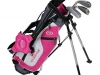 junior-us-kids-golf-set-5 to 7-years-old-pink and black 45 inches