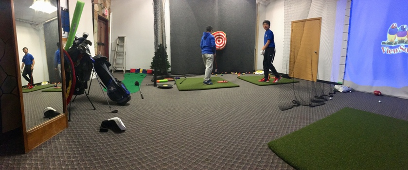 Vancouver junior indoor golf group lesson coaching 温哥华儿童青少年初级高尔夫球团体培训练习课程