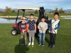 Matt daniel golf academy junior golf group on course lesson