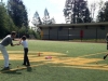 Matt Daniel teachs kids golf at Collingwood school