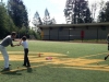 Matt Daniel teachs kids golf at Collingwood school